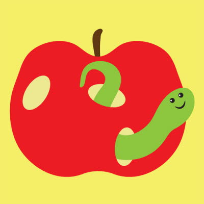 m01db_Apple_Worm_yellow_background1